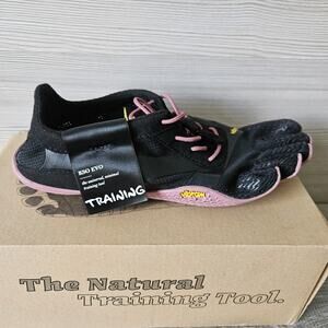 Vibram Fivefingers KSO EVO Black/Rose Womens EU size 36 = US 6.5-7 New w/box